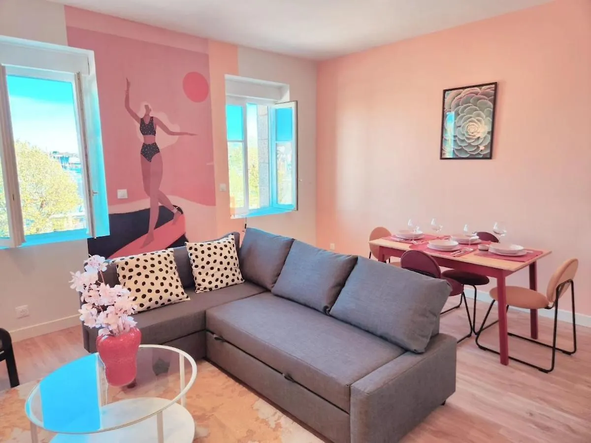 2- Bel Appartement Ville Close Wifi Confort Concarneau 0*,
